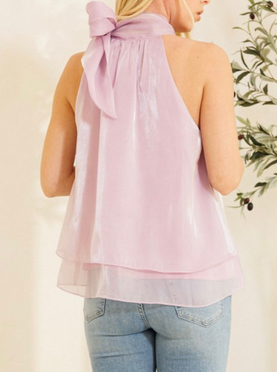Lavender Halter Top