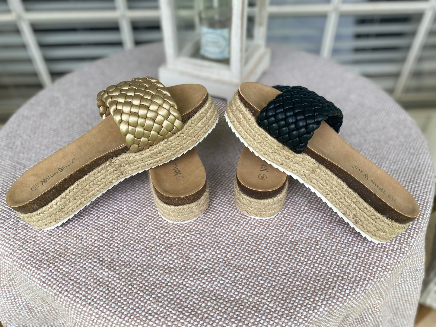 Rose gold Espadrille Sandal