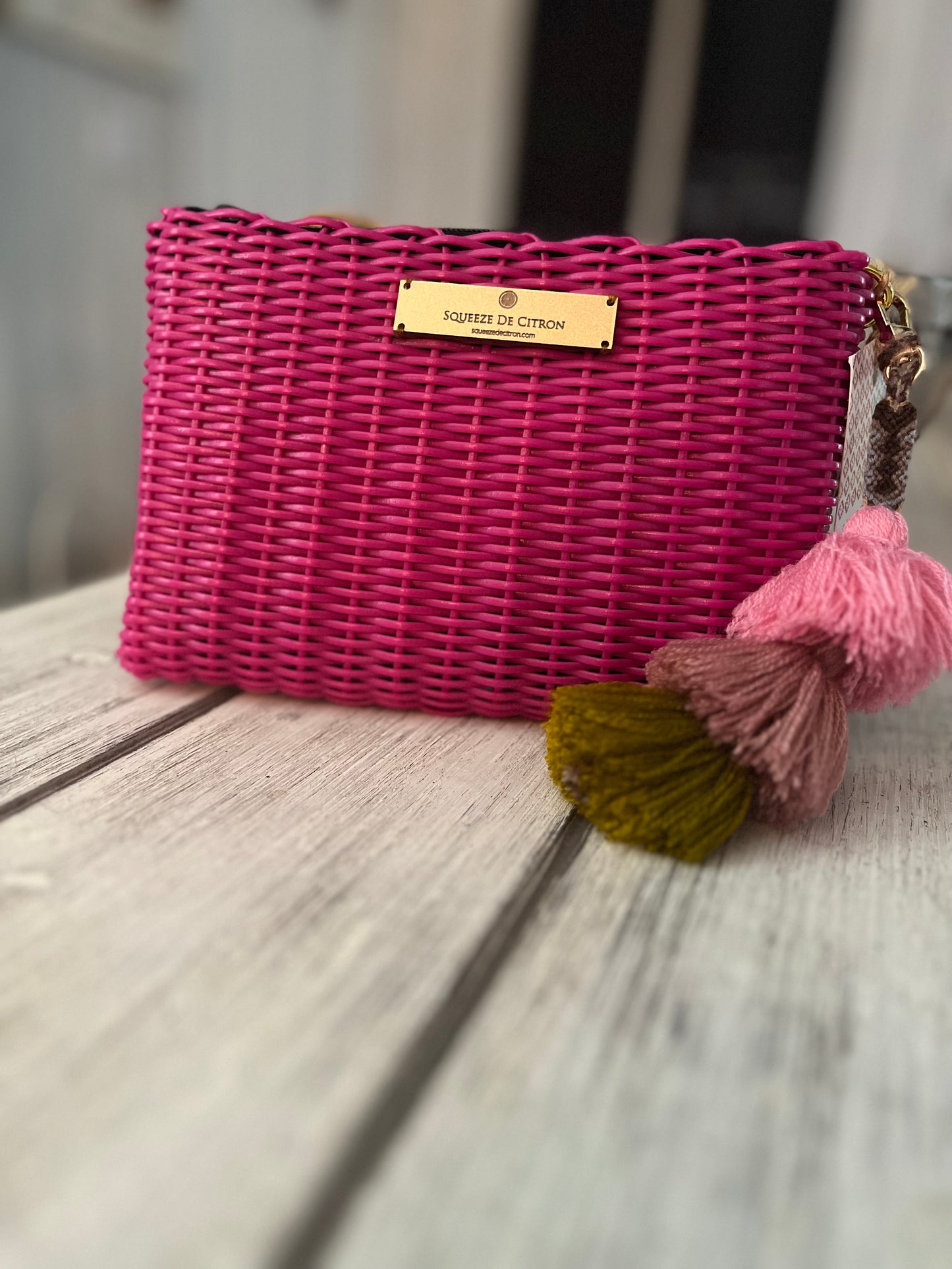 Hot Pink Lemon Drop Citron Bag