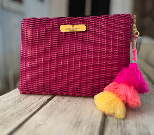 Hot Pink Lemon Drop Citron Bag