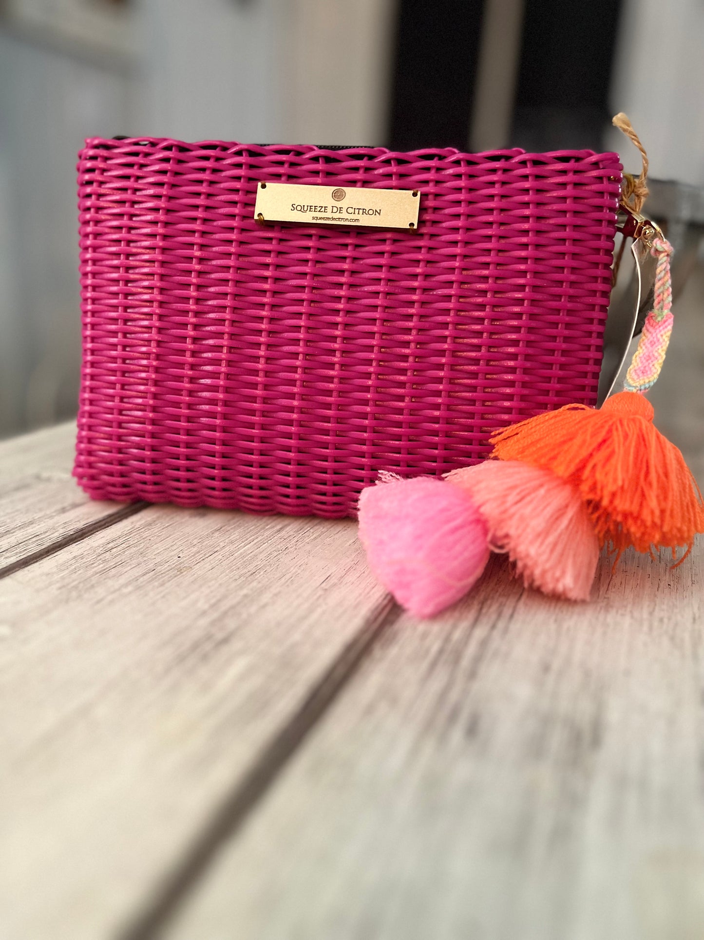 Hot Pink Lemon Drop Citron Bag